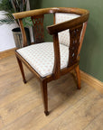 Edwardian Inlaid Bow Back Chair (SKU237)