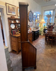 Antique George III Style Walnut Bureau Bookcase With Key (SKU122)
