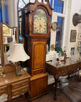 19th Century Oak And Mahogany Inlaid Longcase Clock (SKU247)