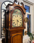 19th Century Oak And Mahogany Inlaid Longcase Clock (SKU247)