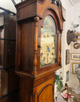 19th Century Oak And Mahogany Inlaid Longcase Clock (SKU247)