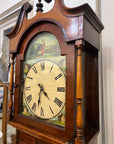 19th Century Oak And Mahogany Inlaid Longcase Clock (SKU247)