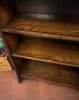 Antique Oak Edwardian Freestanding Bookcase 3 Shelves (SKU127)