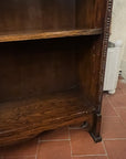 Antique Oak Edwardian Freestanding Bookcase 3 Shelves (SKU127)