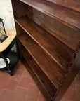 Vintage Wooden Freestanding Bookcase 5 Shelves (SKU123)