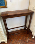 Narrow Vintage Wooden Side Table (SKU91)