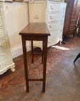 Narrow Vintage Wooden Side Table (SKU91)