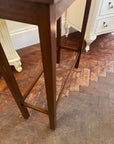 Narrow Vintage Wooden Side Table (SKU91)