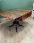 William lV Plum Pudding Pembroke Dining Table Circa-1835 (SKU031)