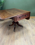 William lV Plum Pudding Pembroke Dining Table Circa-1835 (SKU031)