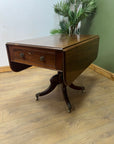 William lV Plum Pudding Pembroke Dining Table Circa-1835 (SKU031)