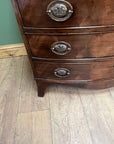 Georgian Bow Fronted Chest Drawers (SKU167)