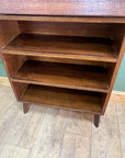 Mid Century Bureau Bookcase With Key (SKU123)