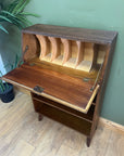 Mid Century Bureau Bookcase With Key (SKU123)