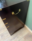 Campaign Style Brass Mounted Cabinet (SKU231)