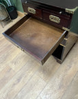 Campaign Style Brass Mounted Cabinet (SKU231)