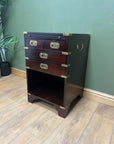 Campaign Style Brass Mounted Cabinet (SKU231)