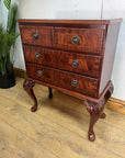 Small Mahogany Chest 4 Drawers (SKU228)