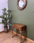 Walnut Serpentine Fronted Console/Side Table (SKU71)