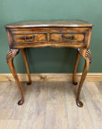 Walnut Serpentine Fronted Console/Side Table (SKU71)