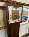 Art Deco Walnut Chiming Granddaughter Clock (SKU237)