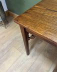Small Antique Carved Oak Side Table (SKU78)