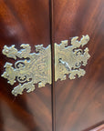 Mahogany Queen Anne Style Cocktail Cabinet (SKU224)