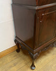 Mahogany Queen Anne Style Cocktail Cabinet (SKU224)