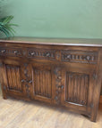 Vintage Jacobean Style Reprodux Wooden Sideboard (SKU053)