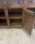 Vintage Jacobean Style Reprodux Wooden Sideboard (SKU053)