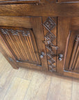 Vintage Jacobean Style Reprodux Wooden Sideboard (SKU053)
