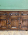 Vintage Jacobean Style Reprodux Wooden Sideboard (SKU053)