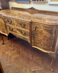 Vintage Burr Walnut Sideboard (SKU076)