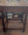 Antique Carved Oak Console Table Jacobean Style (SKU93)