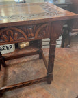 Antique Carved Oak Console Table Jacobean Style (SKU93)