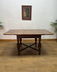 Vintage Oak Draw Leaf Extending Dining Table (SKU31)