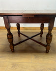 Vintage Oak Draw Leaf Extending Dining Table (SKU31)