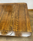 Vintage Oak Draw Leaf Extending Dining Table (SKU31)