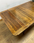 Vintage Oak Draw Leaf Extending Dining Table (SKU31)