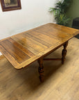 Vintage Oak Draw Leaf Extending Dining Table (SKU31)