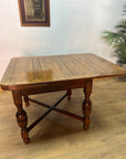 Vintage Oak Draw Leaf Extending Dining Table (SKU31)