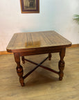 Vintage Oak Draw Leaf Extending Dining Table (SKU31)