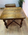 Vintage Oak Draw Leaf Extending Dining Table (SKU31)