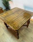 Vintage Oak Draw Leaf Extending Dining Table (SKU31)