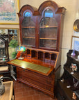 Vintage Mahogany Double Dome Bureau Bookcase (SKU128)