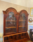 Vintage Mahogany Double Dome Bureau Bookcase (SKU128)