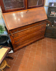 Vintage Mahogany Double Dome Bureau Bookcase (SKU128)
