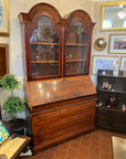 Vintage Mahogany Double Dome Bureau Bookcase (SKU128)