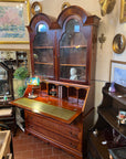 Vintage Mahogany Double Dome Bureau Bookcase (SKU128)