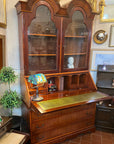 Vintage Mahogany Double Dome Bureau Bookcase (SKU128)